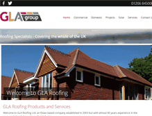 Tablet Screenshot of glaroofing.co.uk